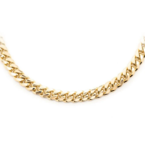 6MM Miami Cuban 14k Solid Gold Chain