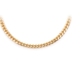 4MM Miami Cuban 14k Solid Gold Chain