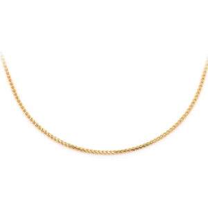 1MM Franco 14k Solid Gold Chain